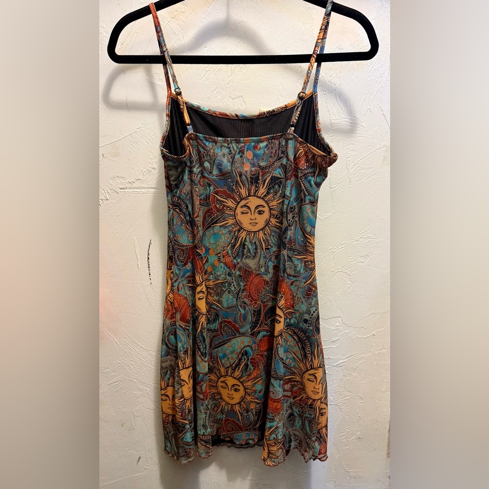 🏷️NWT Milumia Sunburst Patterned Mini Dress ☀️ - Picture 8 of 11